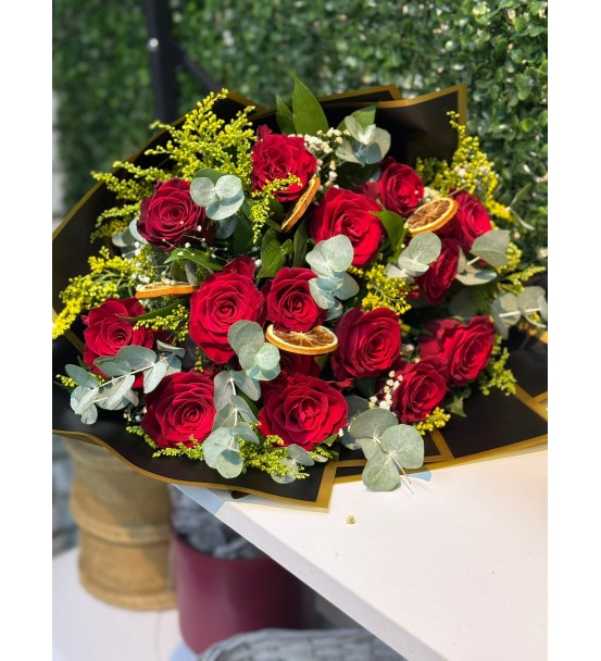 15li gül demeti